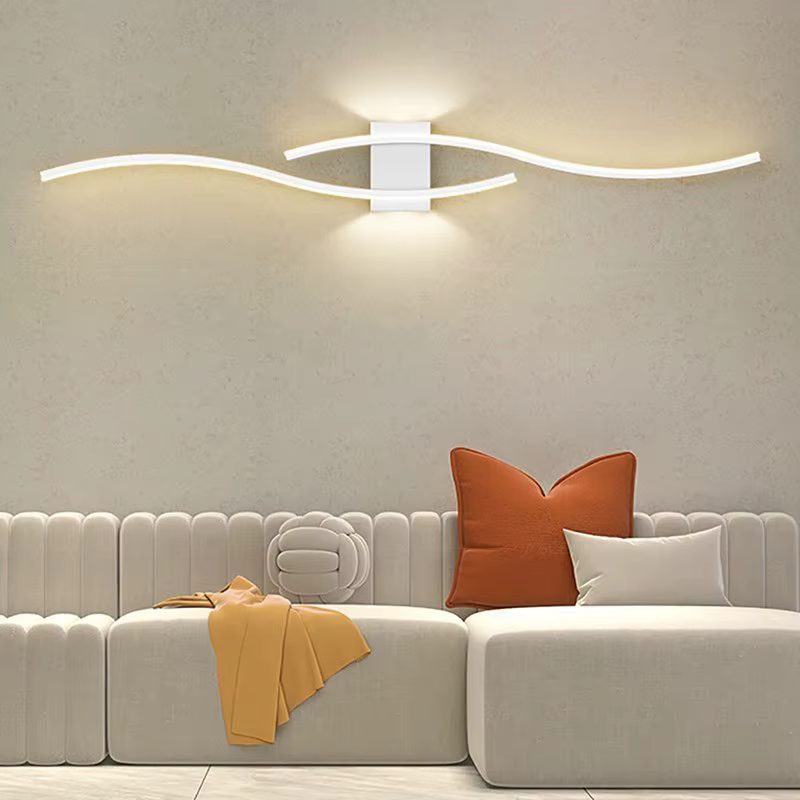 Moder mur LED lampe longue bande appliques TV fond éclairage décoratif pour chambre salon maison int