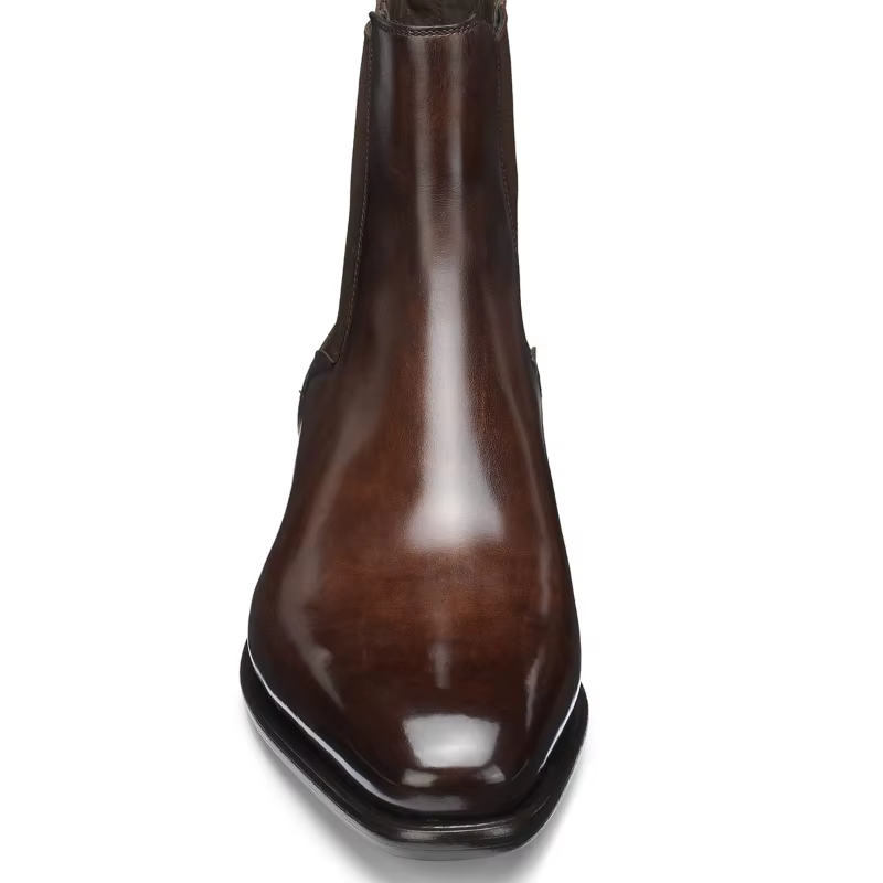 Nouveau Chelsea bottes hommes chaussures PU marron mode polyvalent affaires décontracté Style britan