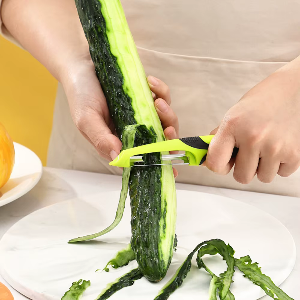 Éplucheur à poignée antidérapante, éplucheur, outil magique, Melon, pomme de terre, fruits, grattoir