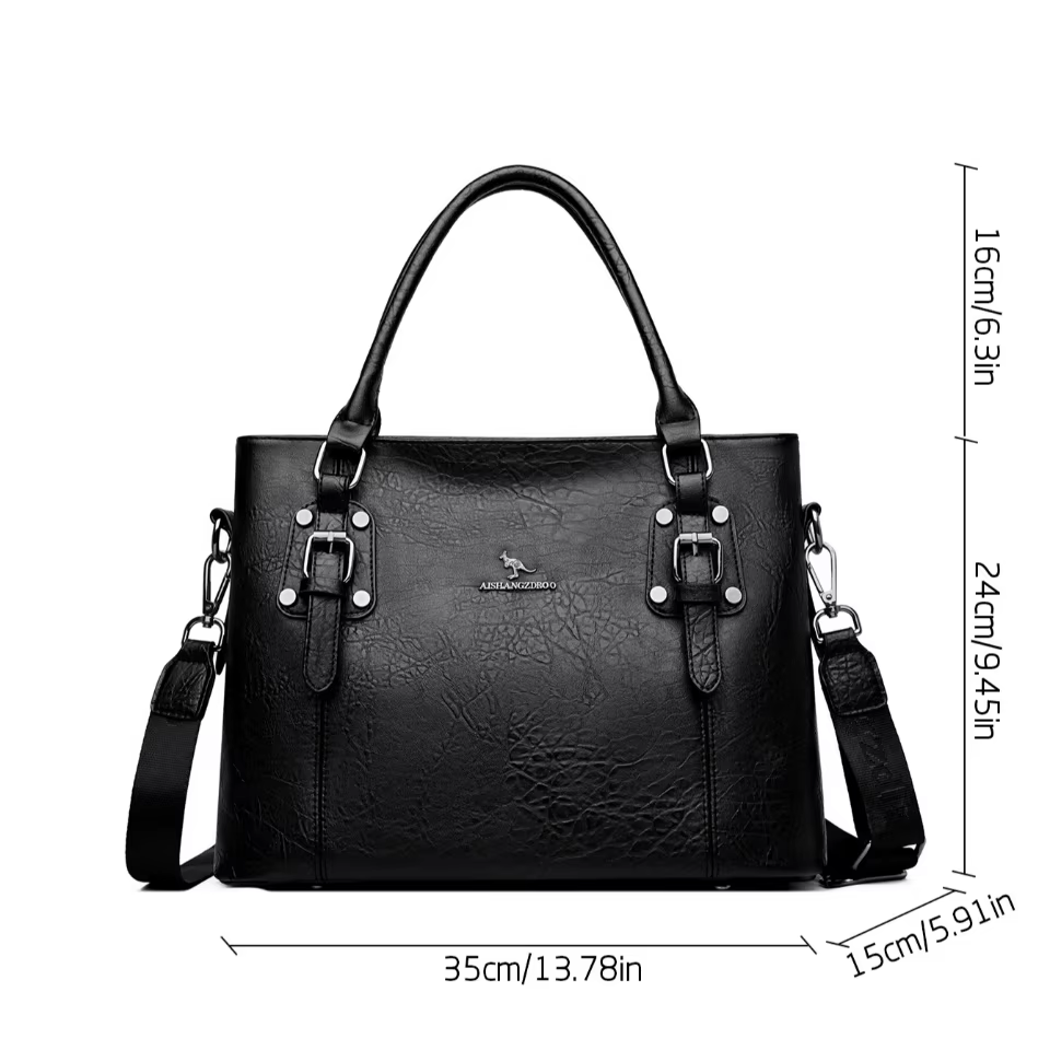 Sacs à main en cuir PU souple de marque authentique, sacs à poignée supérieure de créateur, sacs à b