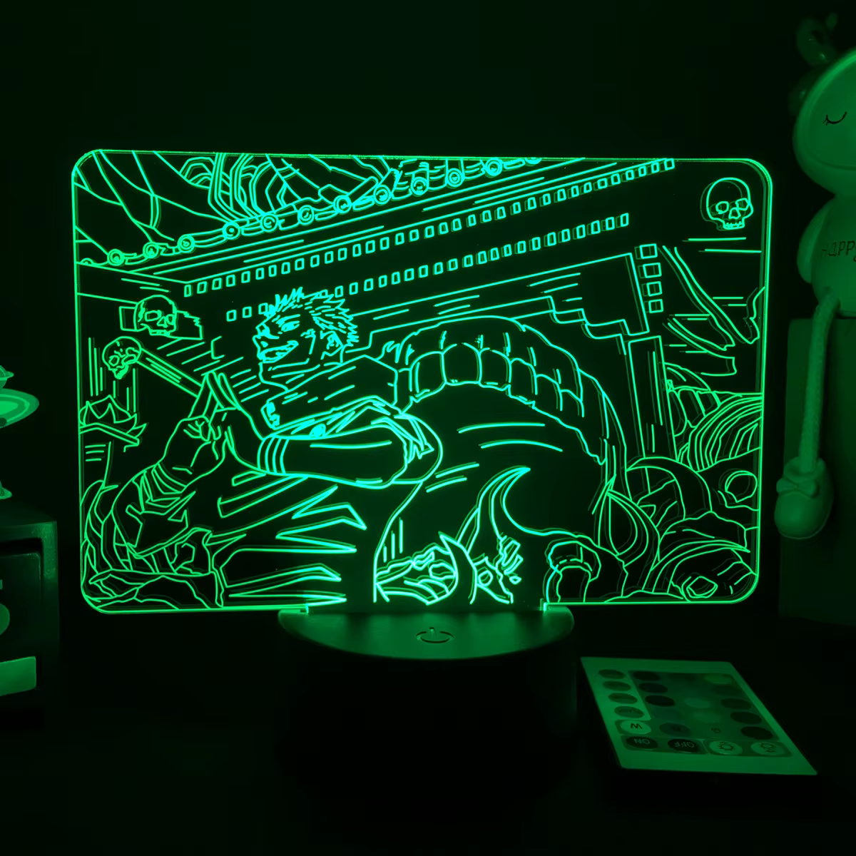 Lampe Anime Satoru Gojo Jujutsu Kaisen Led veilleuse pour cadeau d'anniversaire Jujutsu Kaisen veill