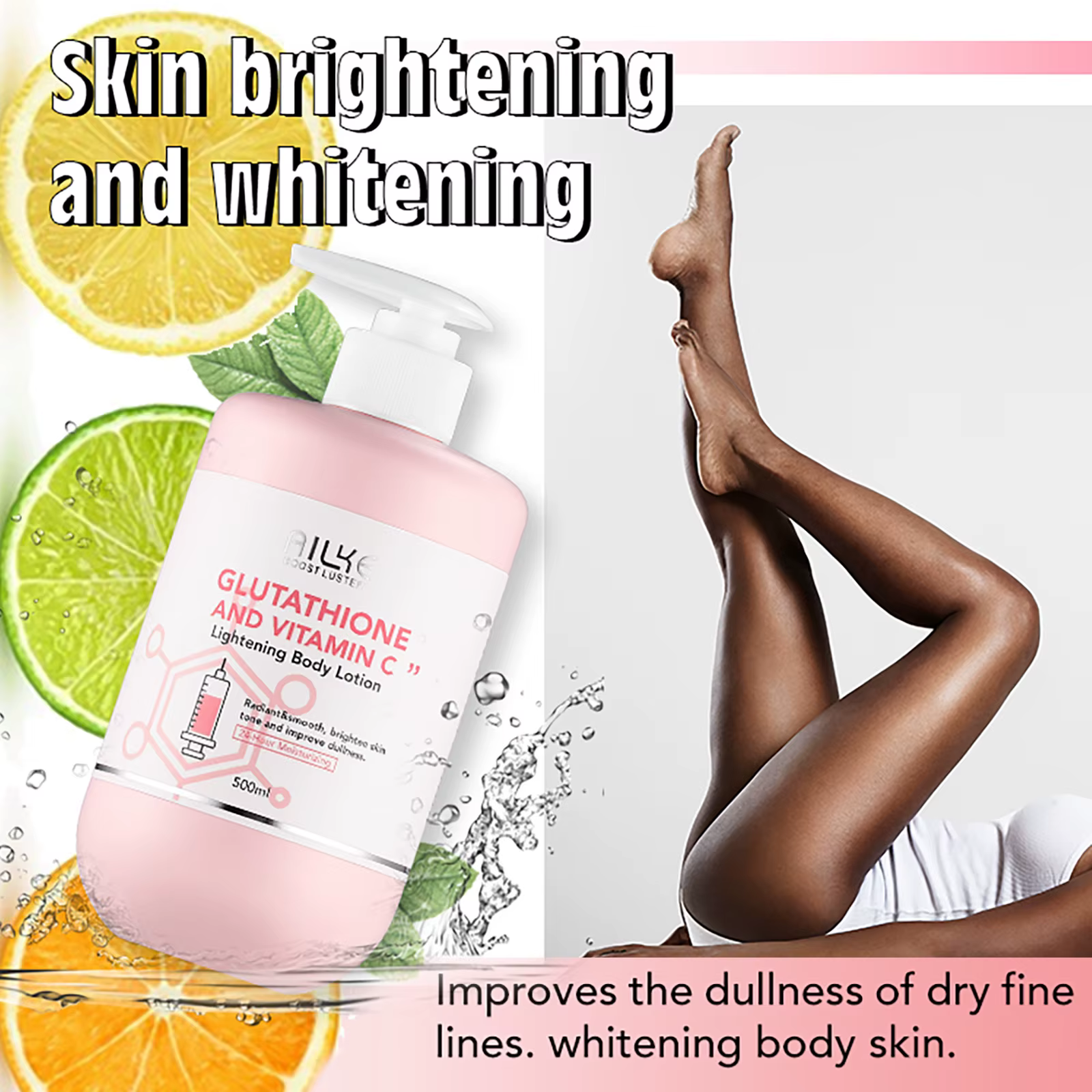 AILKE crème de soin blanchissante pour la peau, Lotion éclaircissante, élimine les taches foncées av