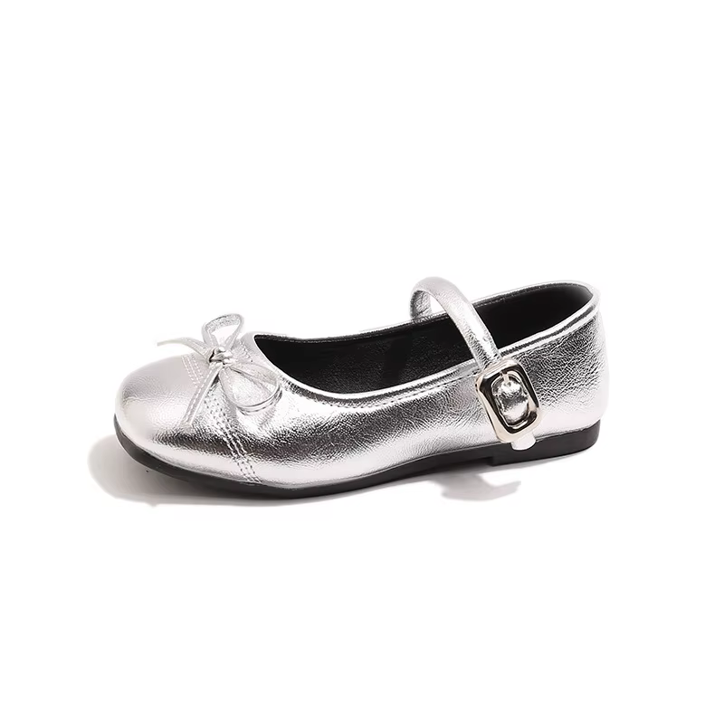 Chaussures en cuir pour filles, style princesse, printemps-automne 2026, mode enfant, Mary Janes sim