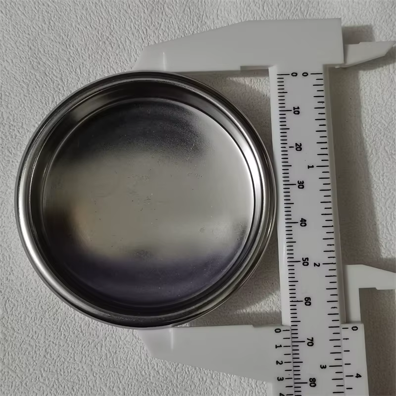 Bol de nettoyage pour filtre à café en acier inoxydable 51mm 54mm 58mm, tasse de rinçage non poreuse