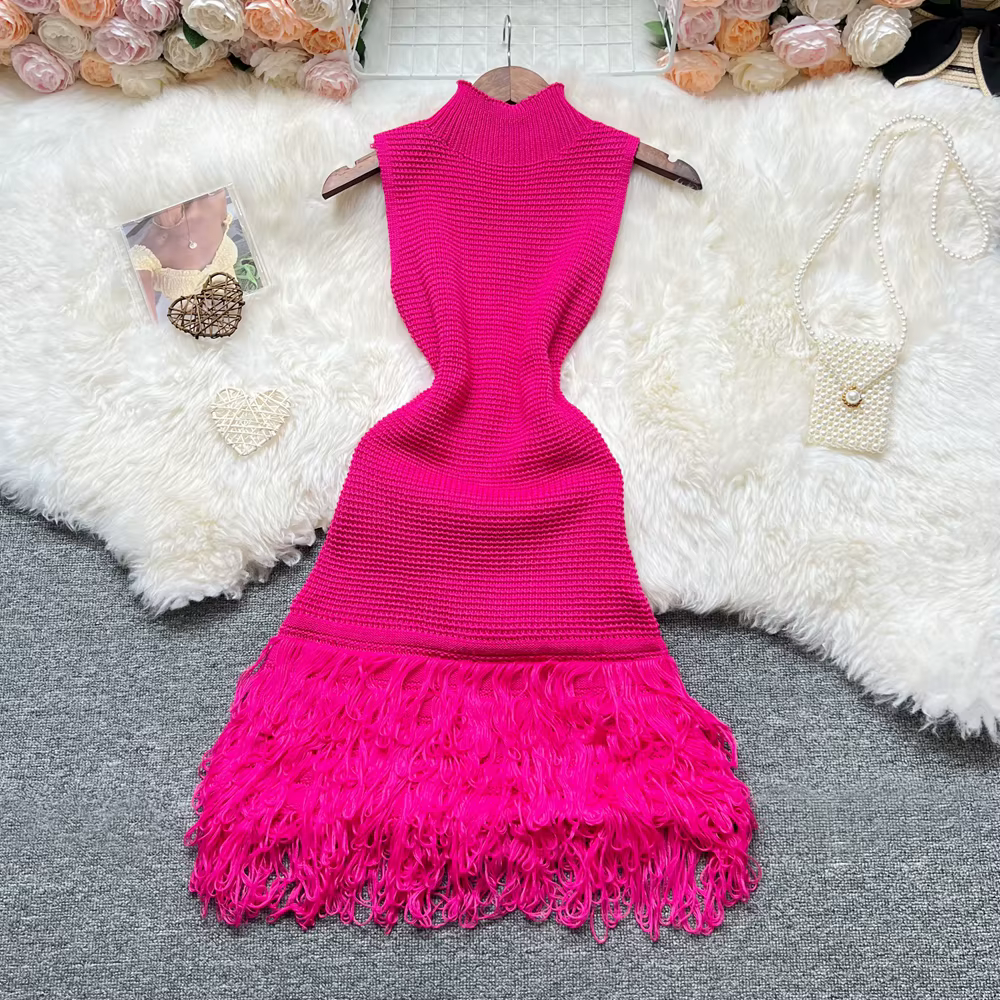 YuooMuoo femmes robe 2026 nouvelle mode d'été Sexy ajouré couture sans manches moulante robe de soir