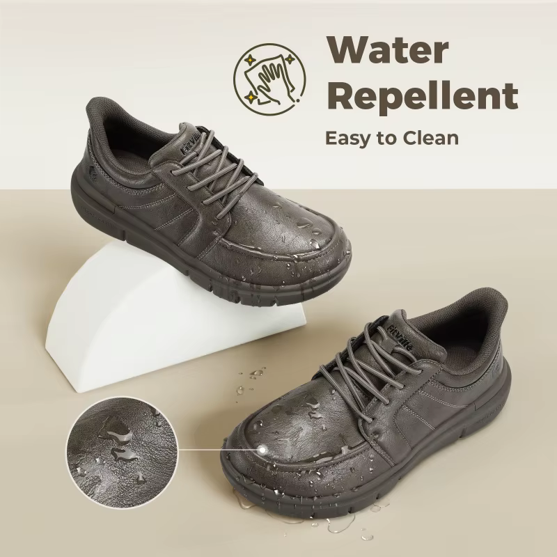FitVille – chaussures larges à enfiler pour hommes, chaussures Oxford légères et décontractées, bask