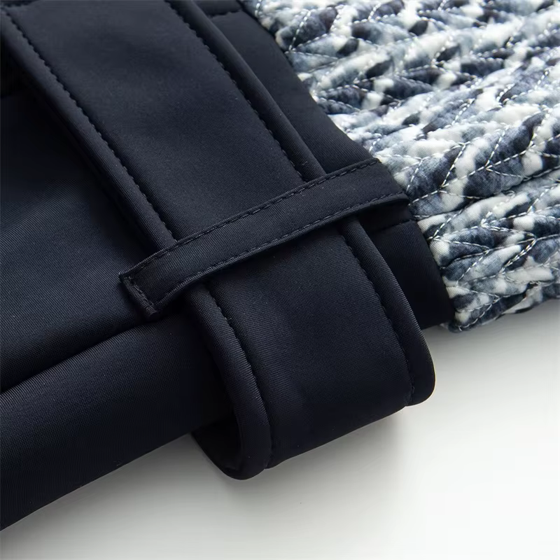 Combinaison matelassée tendance à la mode, nouvelle arrivée printemps 2026, patchwork matelassé, cei