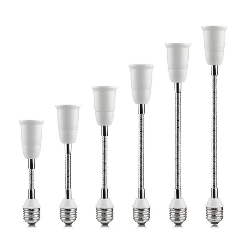 20/30/40/50/60cm E27 à E27 Base support de lampe LED adaptateur d'extension convertisseur vis douill