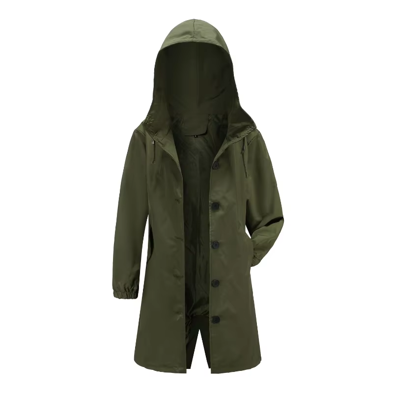 Fahsyee imperméable femmes, veste de pluie imperméable imperméable à capuche coupe-vent extérieur lo