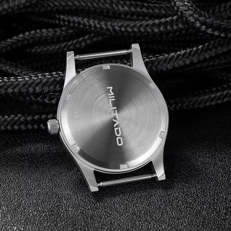Militado ML05 38mm montre à Quartz mis5 2035/Ronda 515 mouvement montres bombé saphir cristal lumine