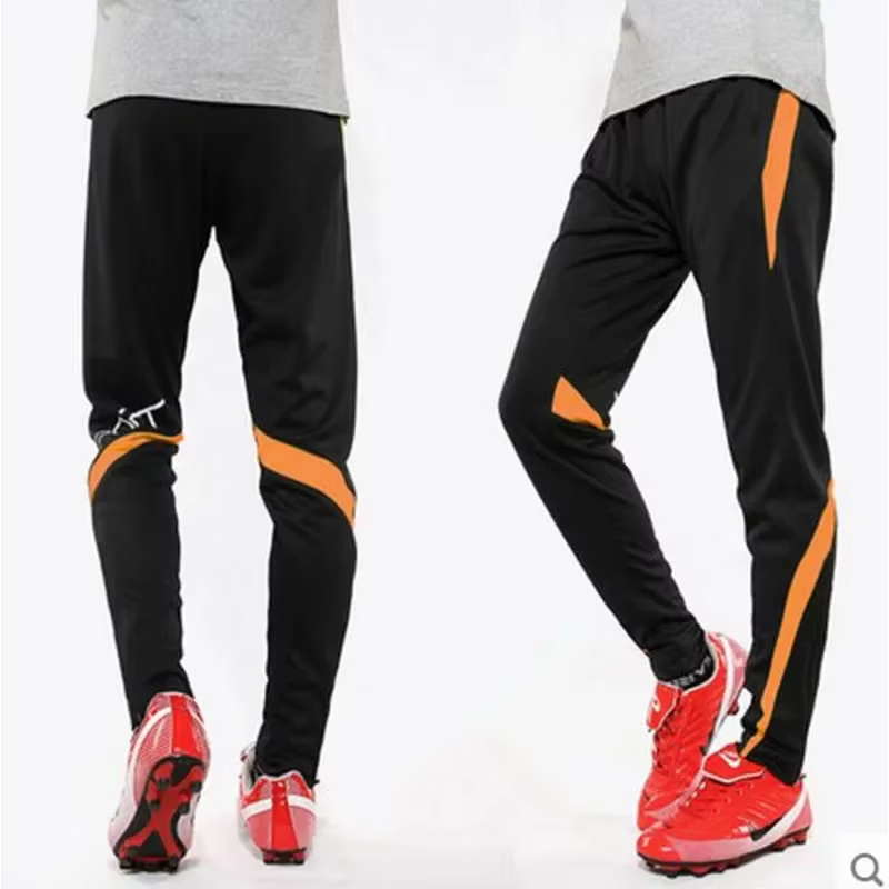 Pantalon de Sport pour hommes, avec poches à fermeture éclair, pour jogging, Football, survêtement d