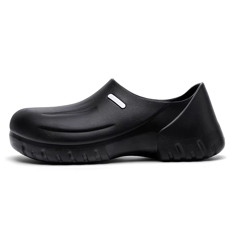 Sabots de sécurité de cuisine professionnels, chaussures de travail de Chef imperméables avec embout