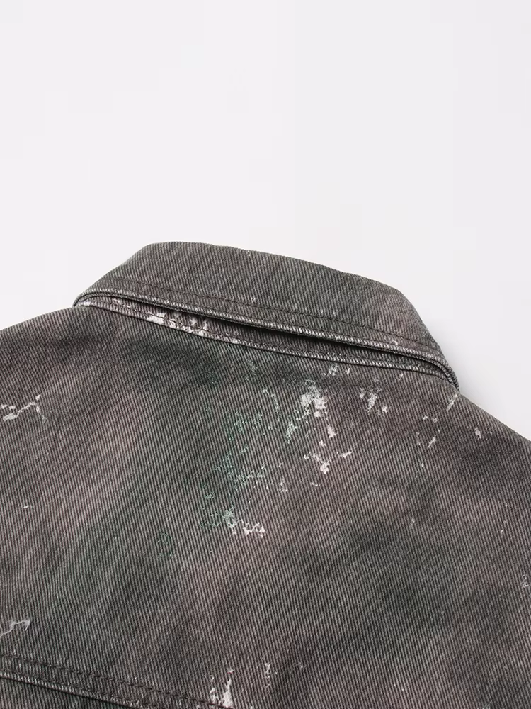 TWOTWurea-Veste en jean YLE Temperament pour femme, revers, manches longues, simple boutonnage, cams
