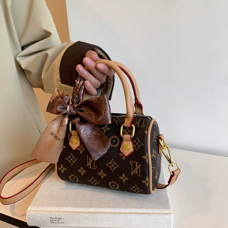 Sac à main de luxe, sac messager, sac de shopping, couleur unie, sac de transport élégant en cuir, s