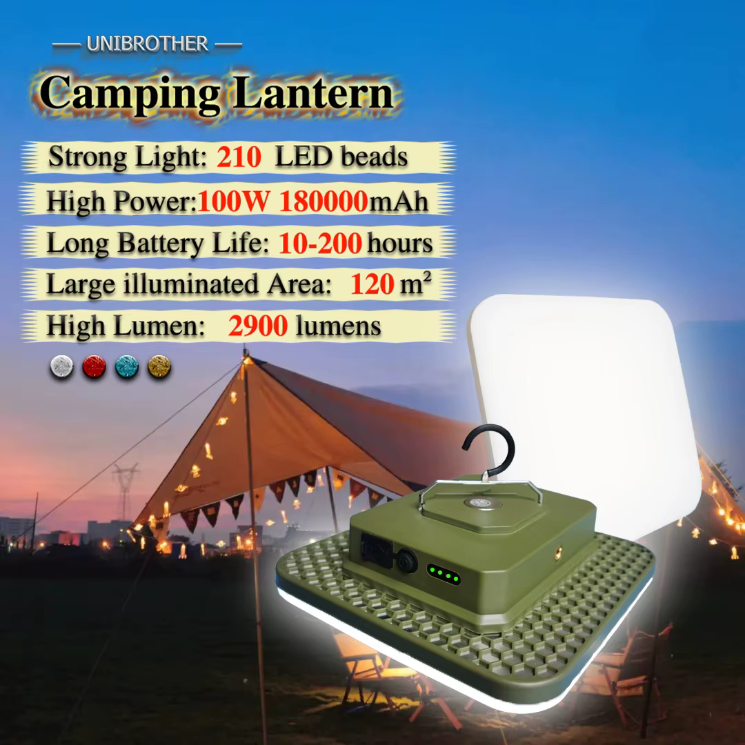 Lanterne de Camping LED Rechargeable 18000mAh 100W, lumière forte, torche magnétique Portable, lumiè