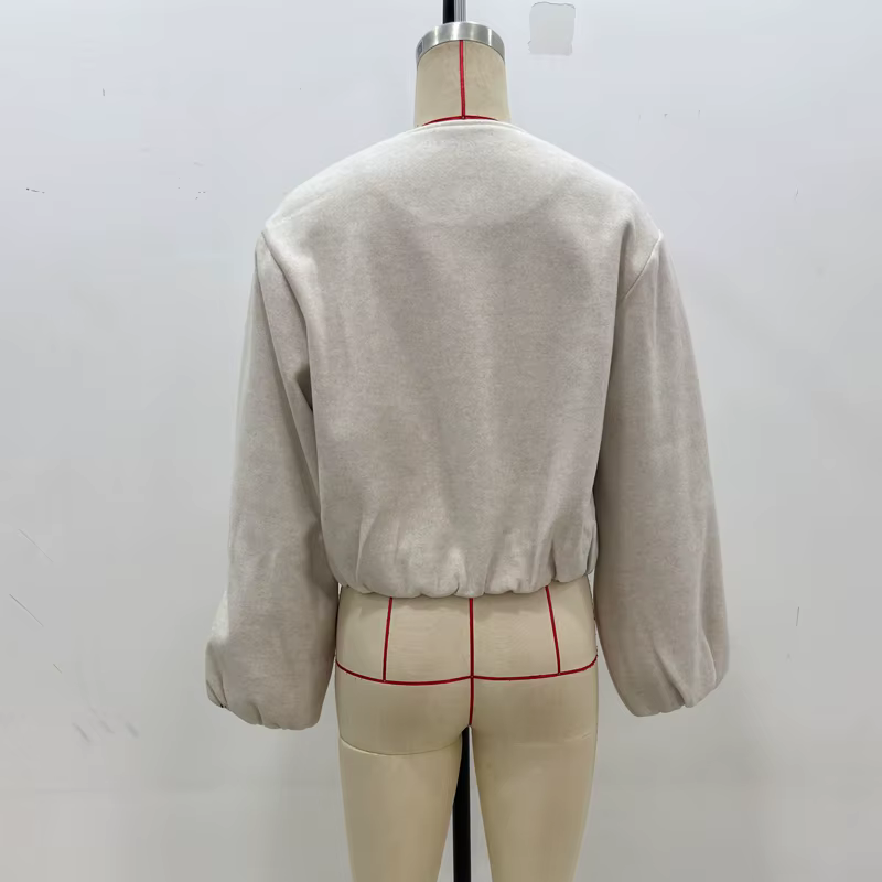 MUJER 2025 polaire Bomber vestes pour femmes doux fermeture éclair femme veste de sport à manches lo