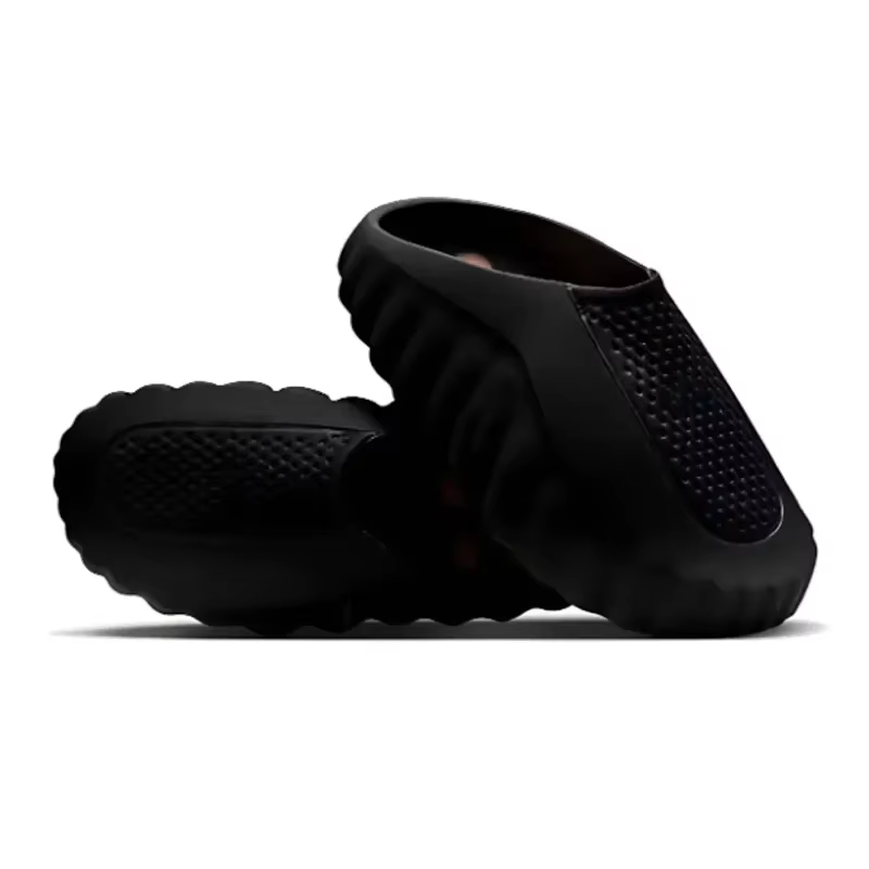 Claquettes de confort Rubber Tech 001, Chaussures de course Running Bone White Red Black Light Smoke