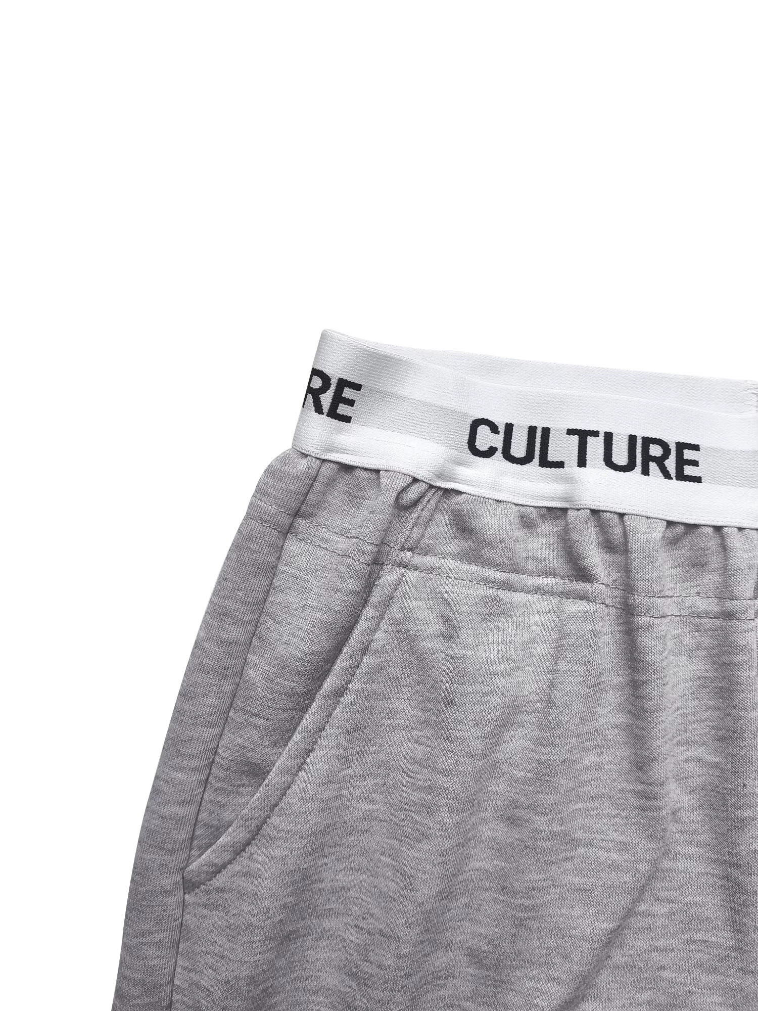 Pantalon de survêtement vintage américain à jambes larges, design de ceinture avec inscription CULTU