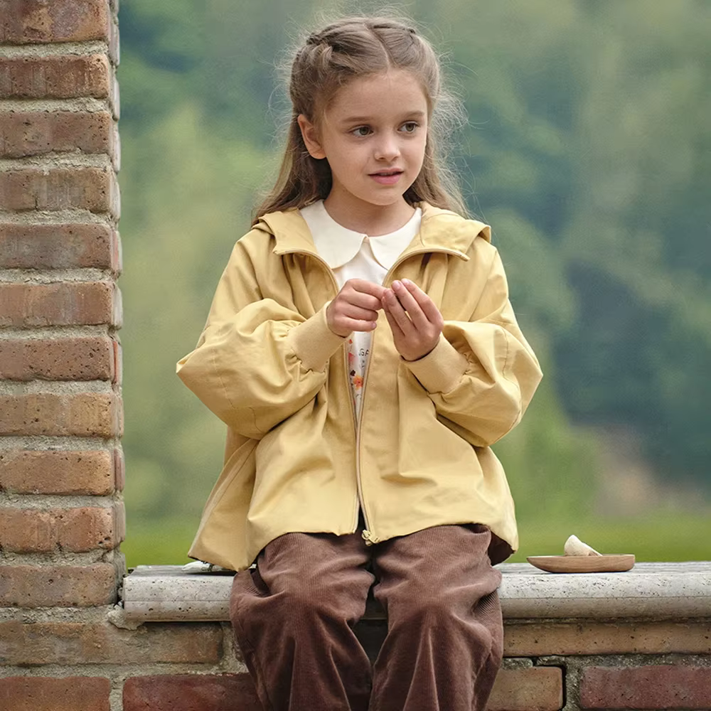 Dave Bella Gilrs printemps automne veste manteau pour enfants décontracté vêtements d'extérieur enfa
