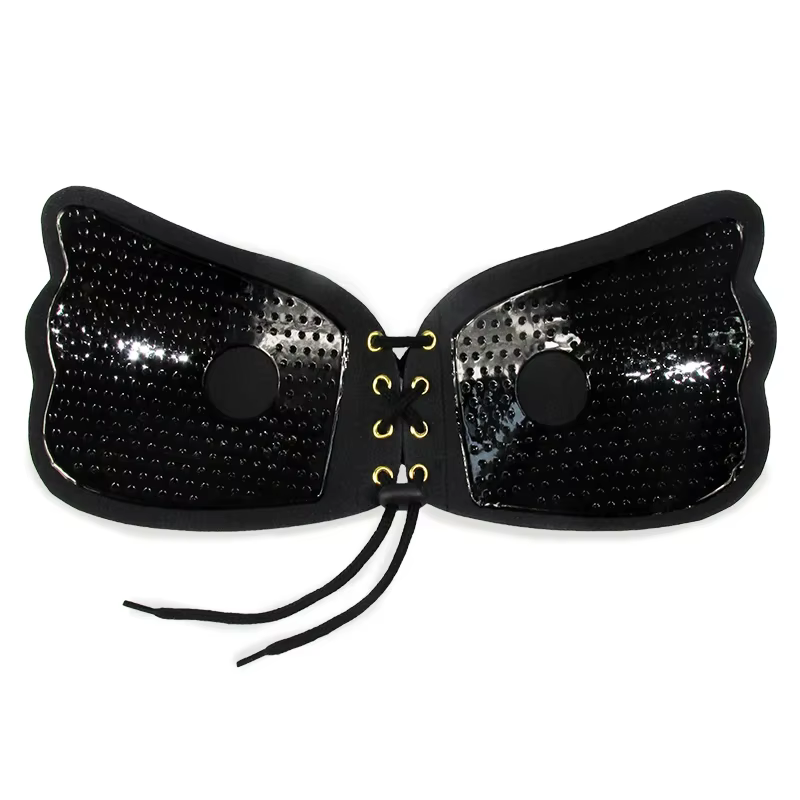 Soutien-gorge invisible auto-adhésif en silicone, push-up, sans bretelles, sans dos, sans armatures,