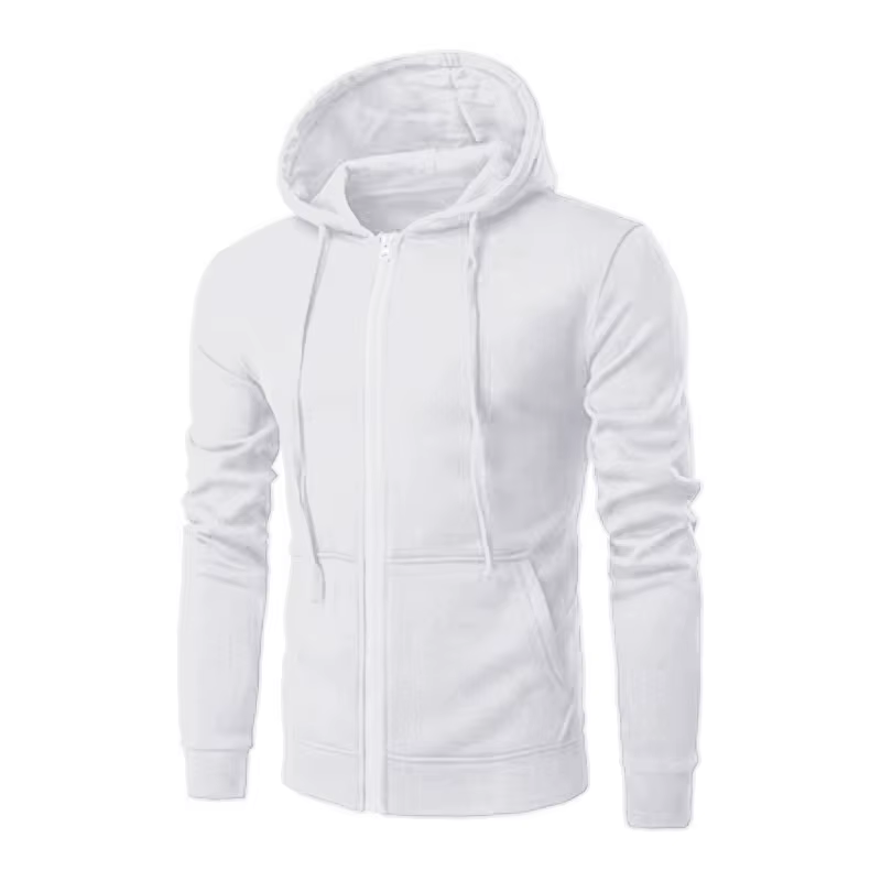 Printemps automne hommes sweats à capuche à manches longues cardigan à fermeture éclair homme/femme 