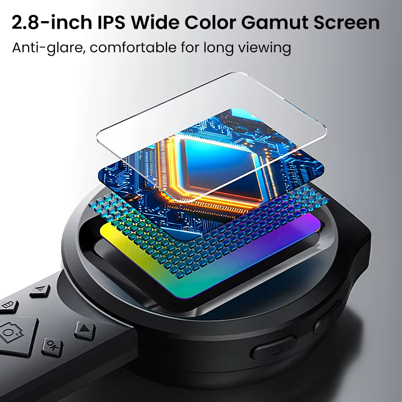 Microscope numérique LED loupe vidéo grossissement 100X écran IPS 2.8 ''avec caméra 2.0MP pour répar