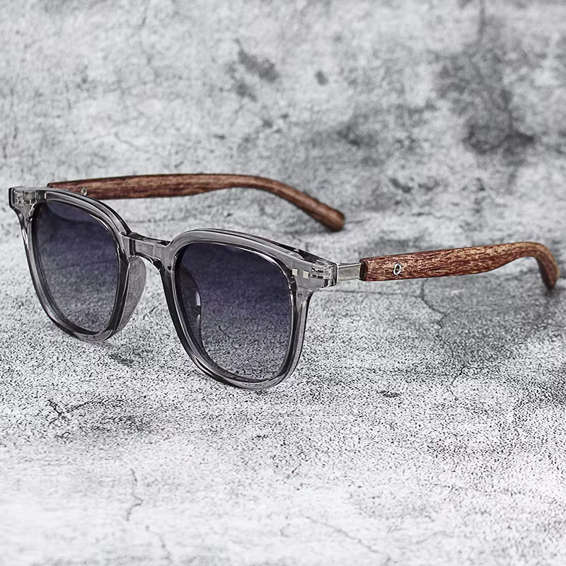 Nouvelles lunettes de soleil vintage pour hommes, monture PC, verres classiques de marque, verres tr
