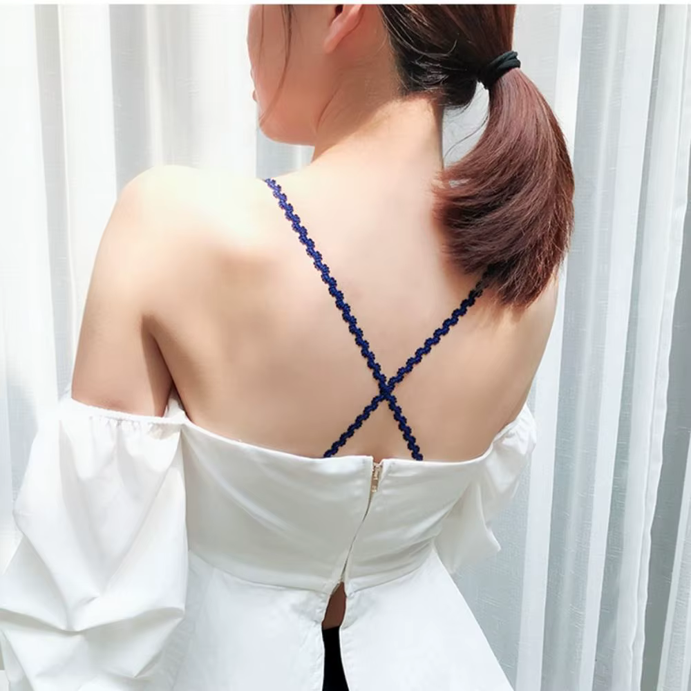 Accessoires de lingerie : Bretelles d'extension de soutien-gorge couleur unie, Bretelles de soutien-