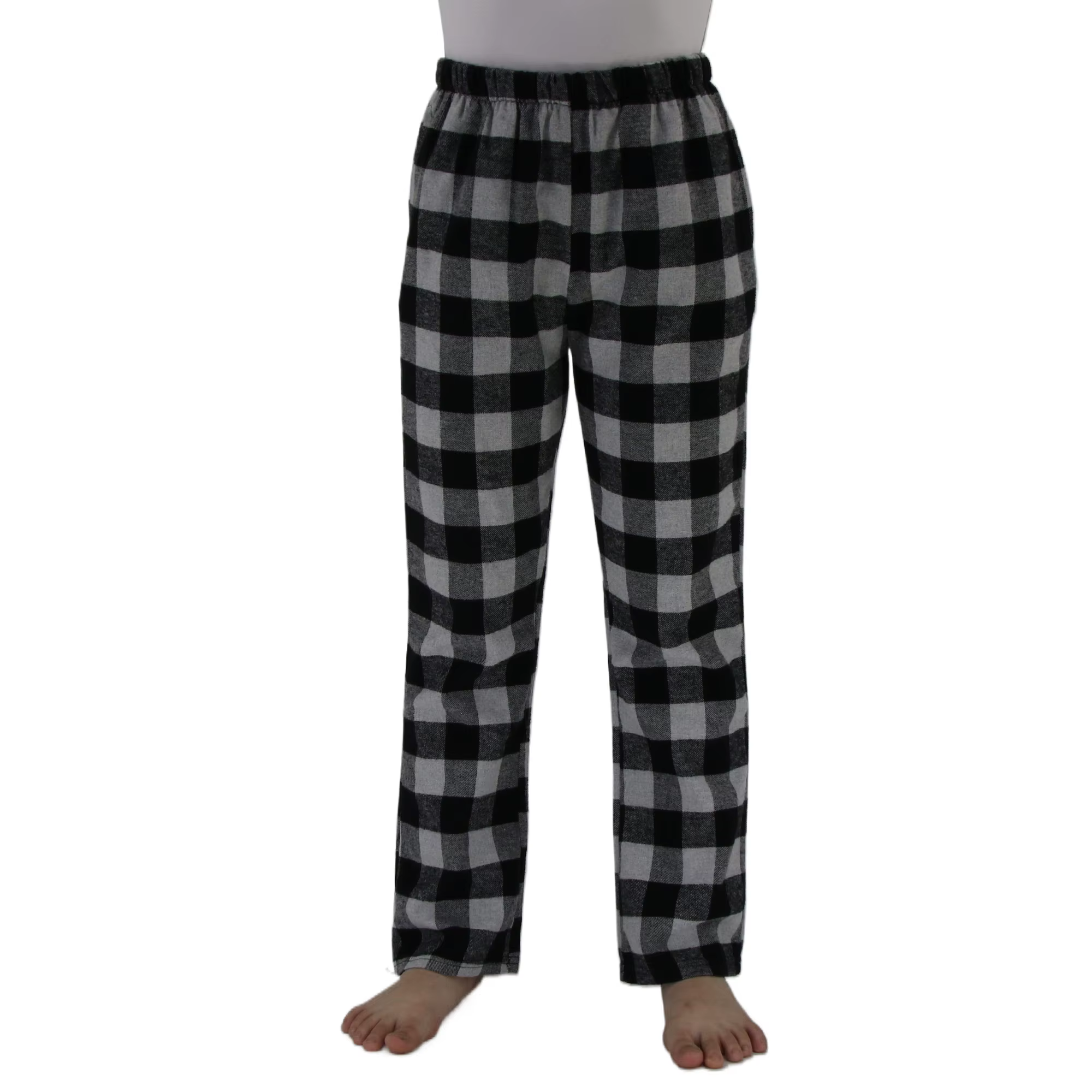 Pantalons de pyjama en flanelle pour enfants, pour garçons et filles, pantalons de pyjama à carreaux