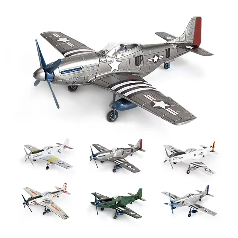 MUSTANG – avion de chasse 4D P-51D à assembler, modèle américain de la seconde guerre mondiale P51,