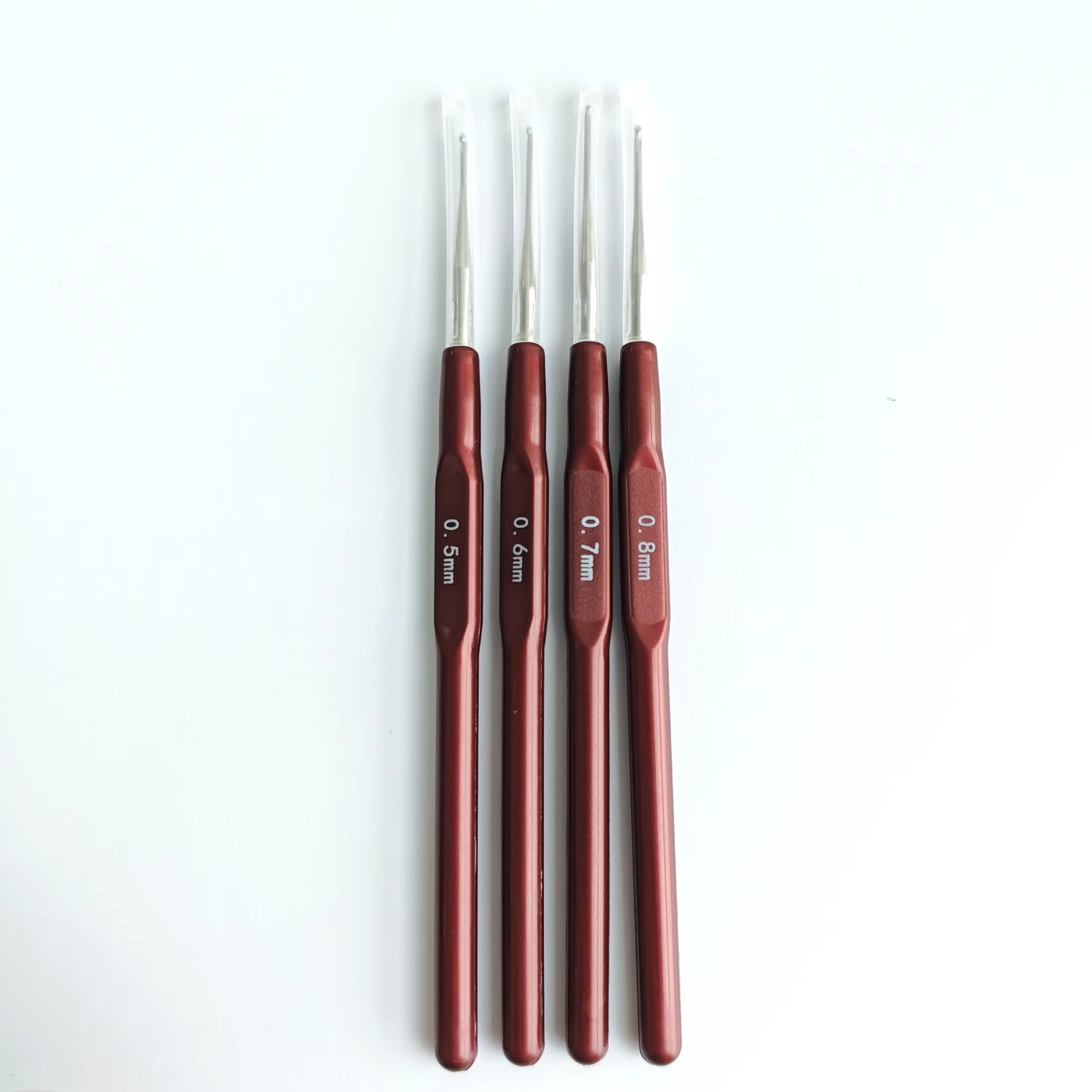 Crochets à tricoter pour dreadlocks, outils capillaires en métal et plastique, crochets de 0,5 mm, 0
