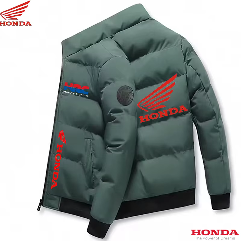 Honda veste en coton chaud décontracté hiver moto veste de sport hommes qualité extérieur veste épai
