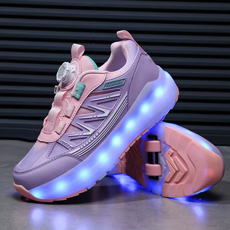 Chaussures de sport de plein air à la mode 2026, chaussures de patins à roulettes, baskets pour enfa