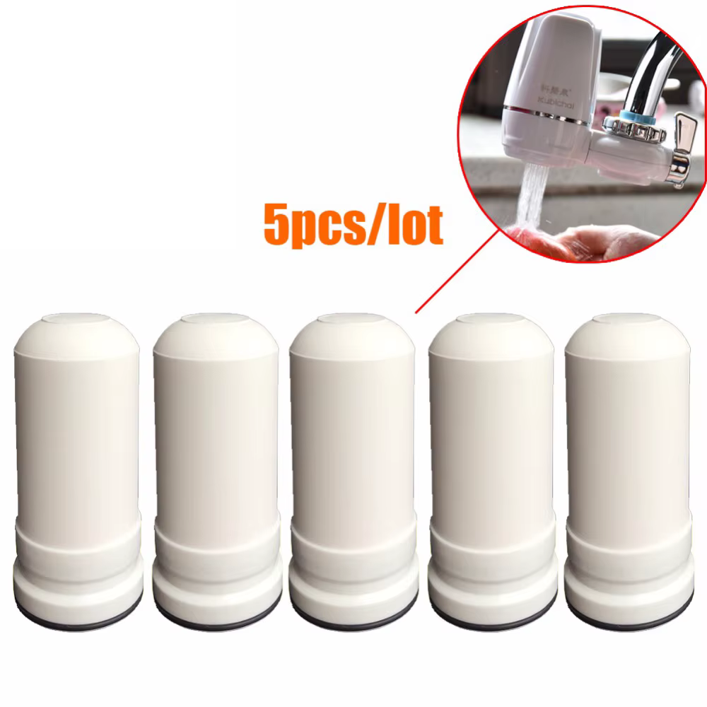 Filtre à eau pour robinet de cuisine, purificateur d'eau potable, filtre céramique lavable, éliminat