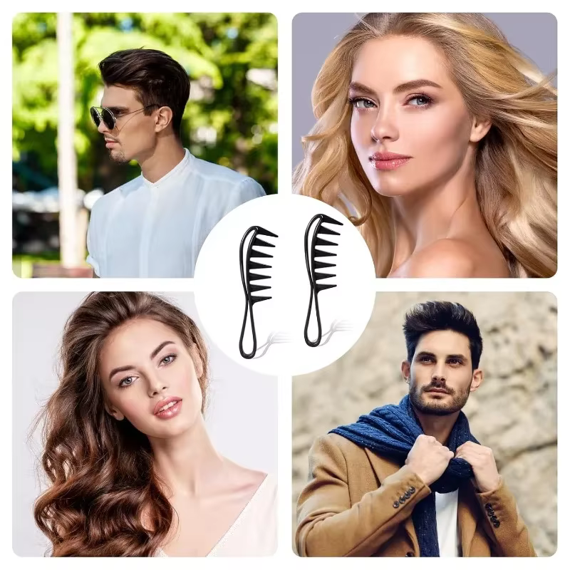 1 pièces peigne à cheveux avec dents larges Shun cheveux épilation peigne adapté cheveux secs et hum