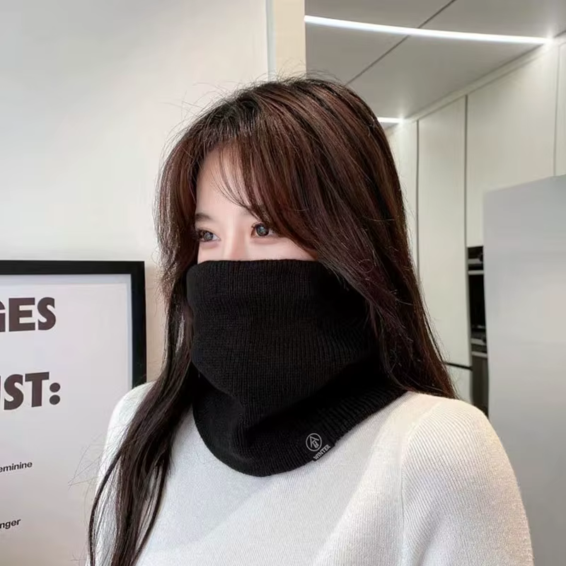 Écharpe Snood unisexe en cachemire solide pour hommes et femmes, anneau de cou, optique chaude, mode
