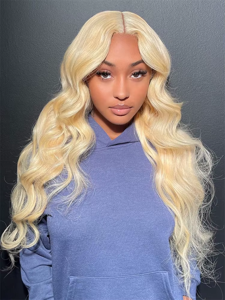 Mèches Body Wave brésiliennes naturelles Remy, couleur blond miel 613, 30 32 34 36 38 40 pouces, tis