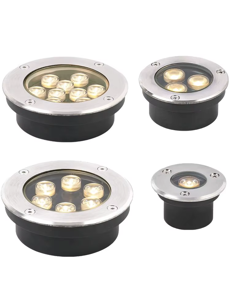Spot Lumineux LED Fin et Encastrable, Imperméable Conforme à la Norme IP67, Éclairage d'Extérieur, I