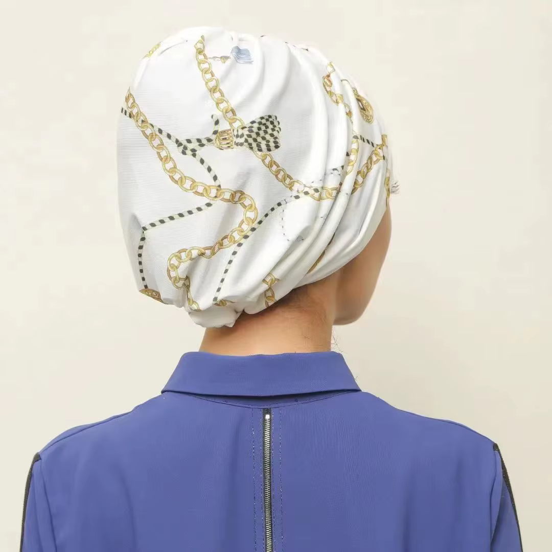 Musulman instantané Turban Abaya Hijab sous-capuchon Abayas Hijabs casquette pour femme Jersey robe 