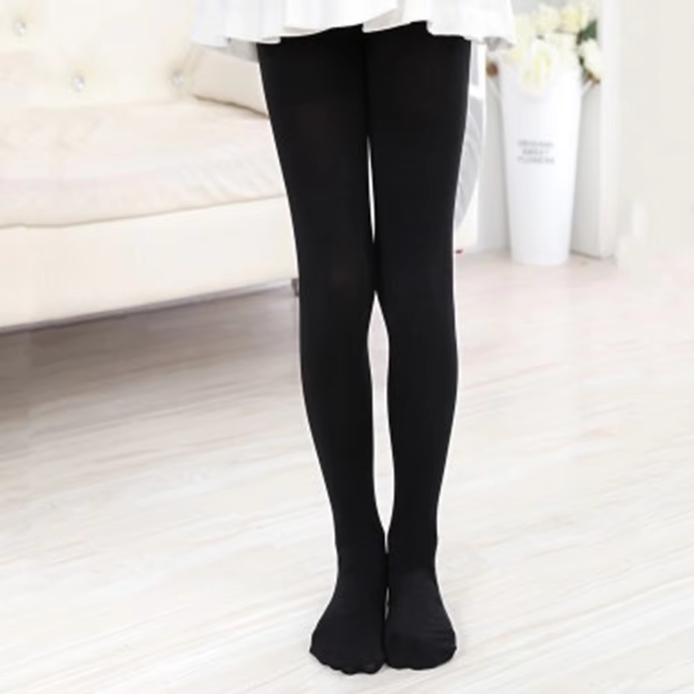 Étudiant enfants bonbons couleur unie collants Ballet danse collants enfants filles velours bas chau