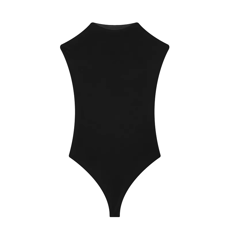 Body sexy à découpes pour femme, haut sans manches et dos nu, lingerie sexy, combinaison moulante d'
