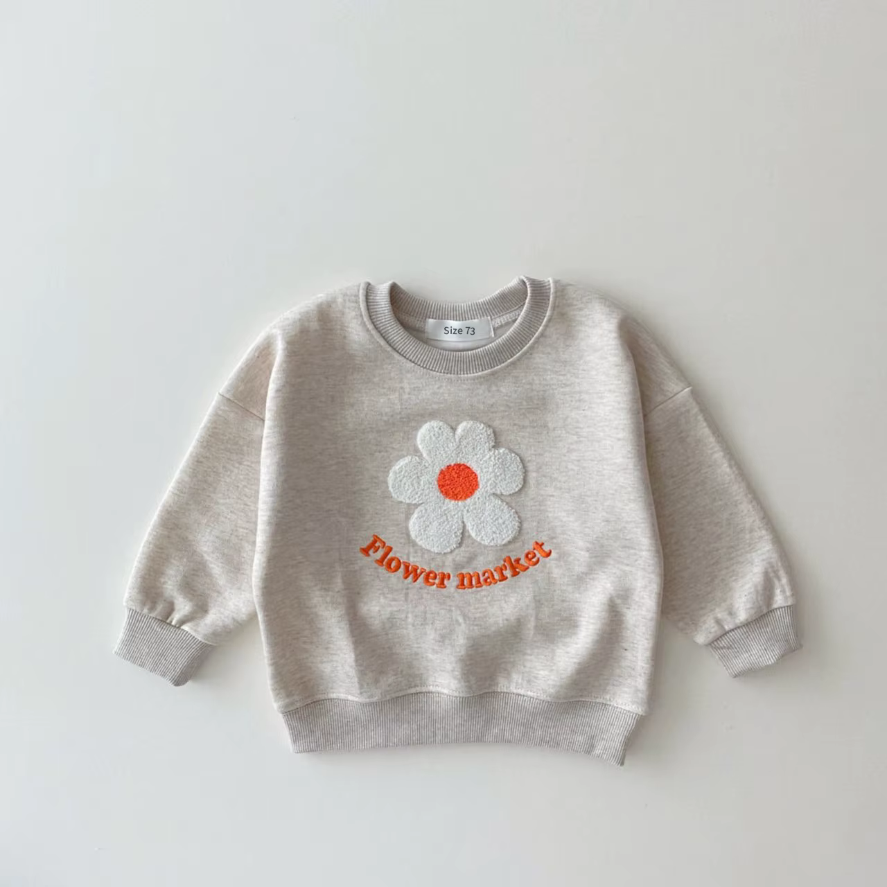 Automne bébé filles vêtements ensemble fleur lettre imprimer pull haut + pantalon enfants vêtements 
