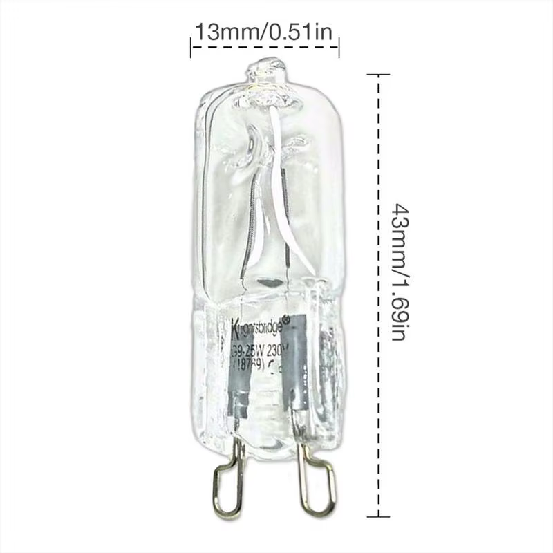 Lampe halogène pour four G9, 40W, résistante aux hautes températures, 110V/220V, pour réfrigérateurs