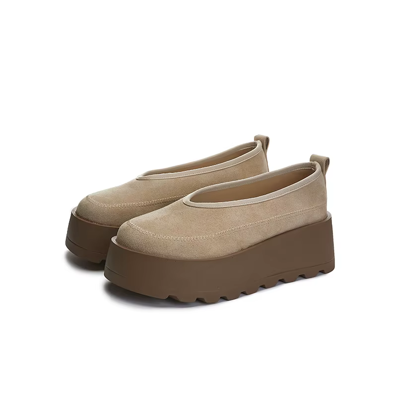 AIYUQI 2026 Mocassins pour femmes, chaussures à plateforme à semelle épaisse, grandes tailles, style