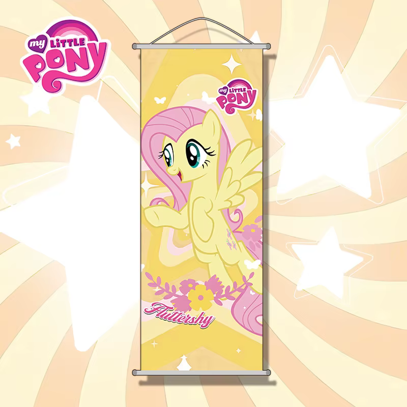 Peintures suspendues My Little Pony, affiche de tarte Pinkie de dessin animé, décoration de vacances