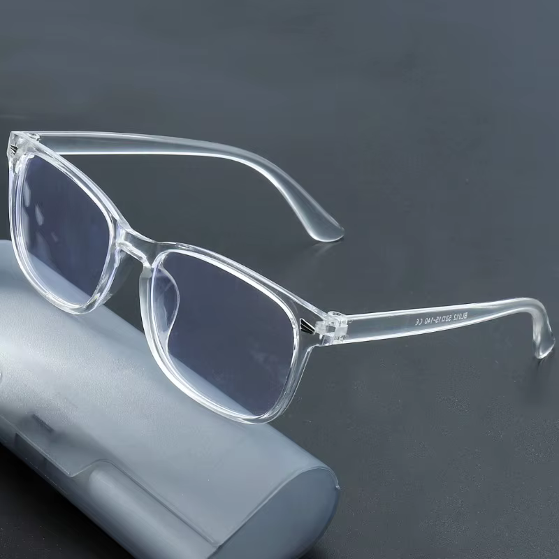 Lunettes Anti-lumière bleue à rivets carrés, 1 pièce, pour les déplacements quotidiens, lunettes à l