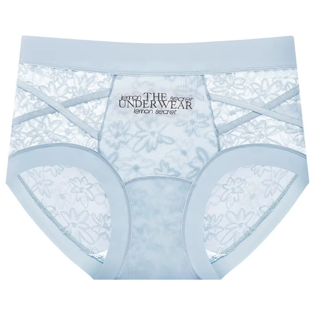 Culottes en dentelle style français, transparentes, patchwork, en satin de soie, taille basse, en ma
