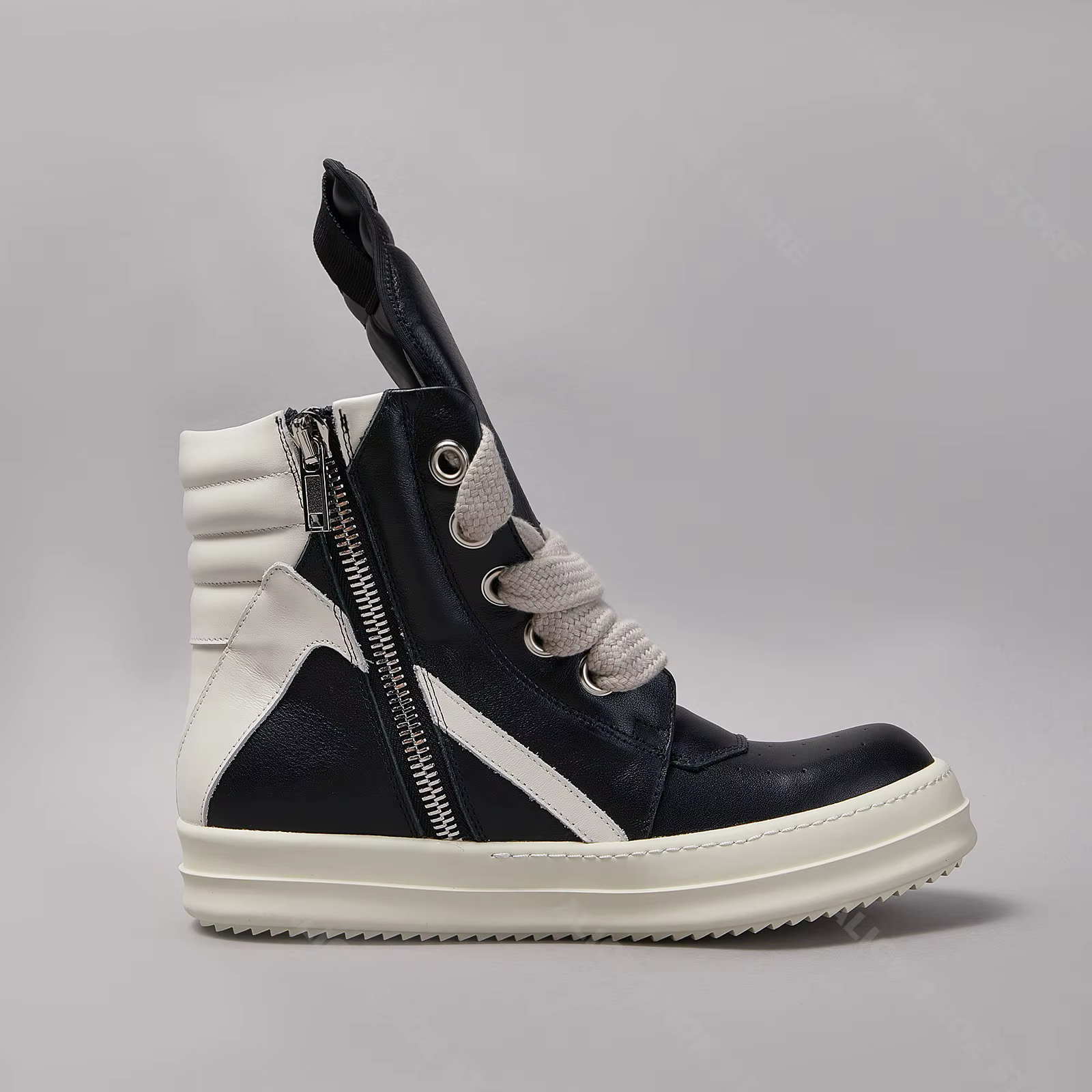 Marque classique décontracté hommes chaussure haut femmes Sneaker Jumbo lacets bottine Geobasket Pun