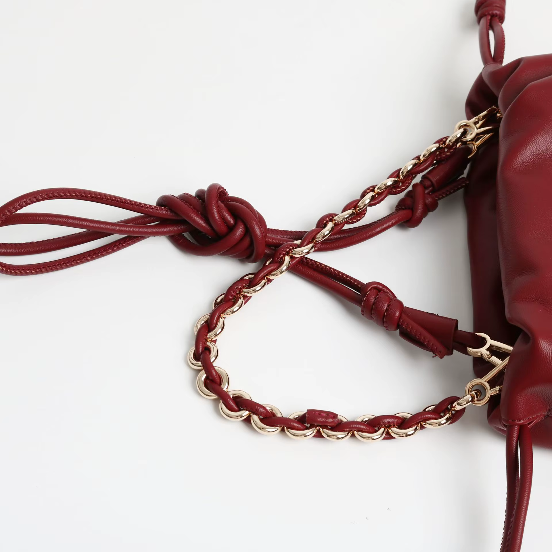 Sac nuage en cuir de vachette pour femme, sacs à main à bandoulière pour femme, cuir véritable Berga
