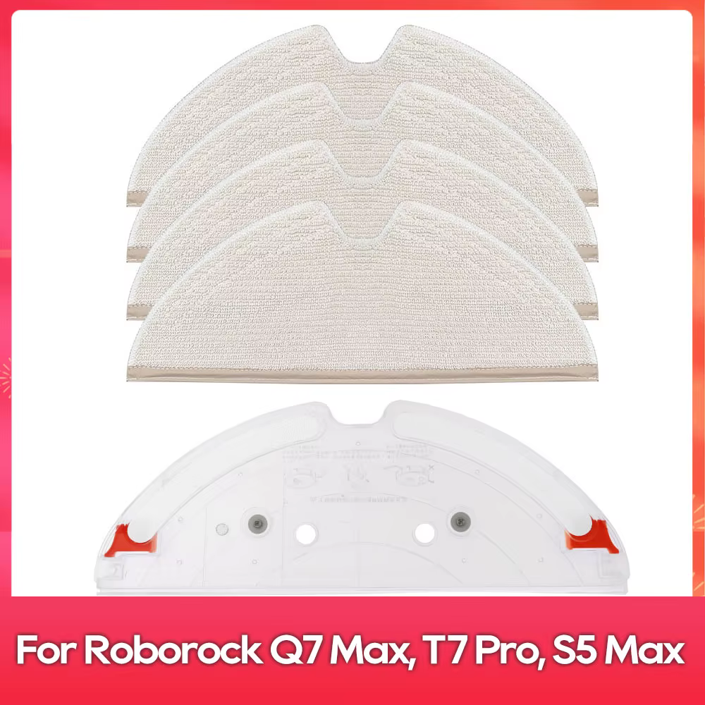 Compatible avec ( Roborock Q7 Max / Q7 Max+ / T7 Pro / S5 Max / S6 MaxV / T8 ) Support de serpillièr